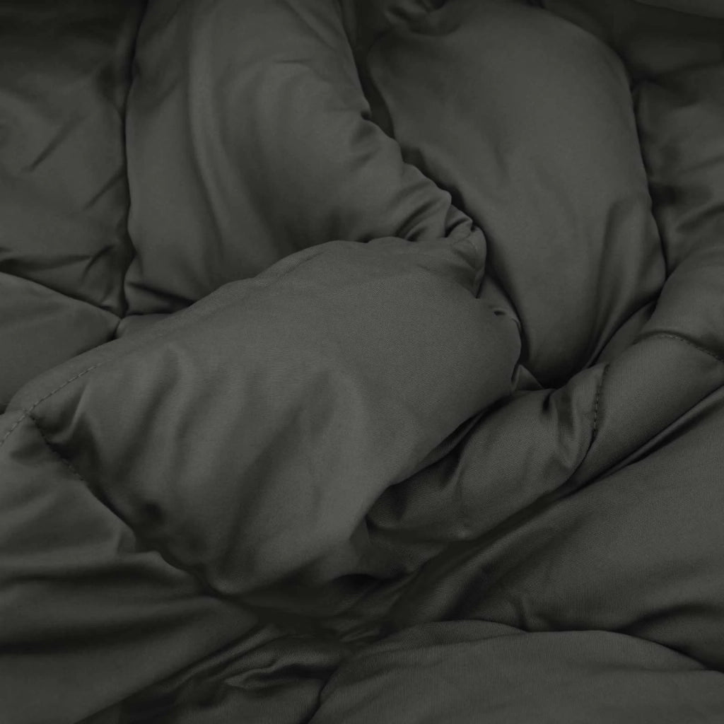 Duvet Invernale Antracite 200 x 220 cm Microfibra 42025652