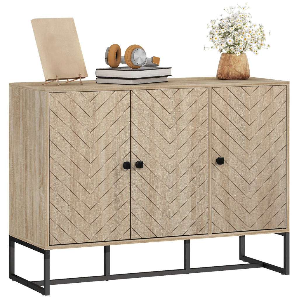 Armadio a due ante con ripiani regolabili ¨C Minimal ¨C Quercia 108x40x80