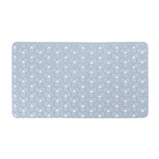 Tappeto bagno antiscivolo azzurro 75x43 cm Maia