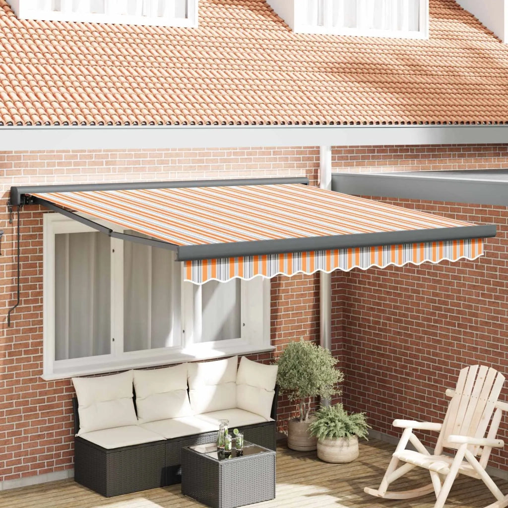 Tenda da Sole Multicolore 350 x 250 cm Poliestere e Alluminio 3330300
