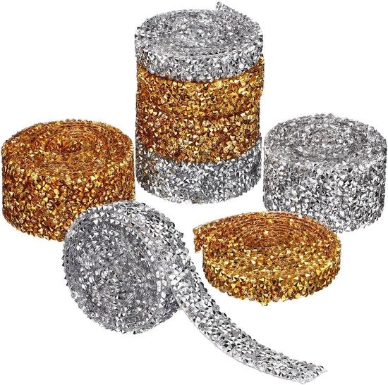 Riem Premium 8 con Strass Autoadesivi con Strass e Diamanti