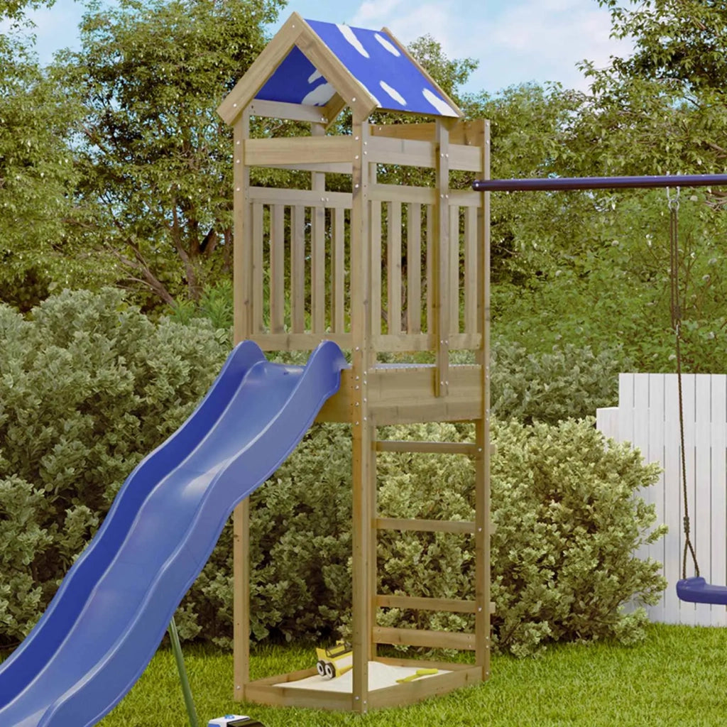 Torre da Gioco Marrone Legno Impregnato Solido 3417192