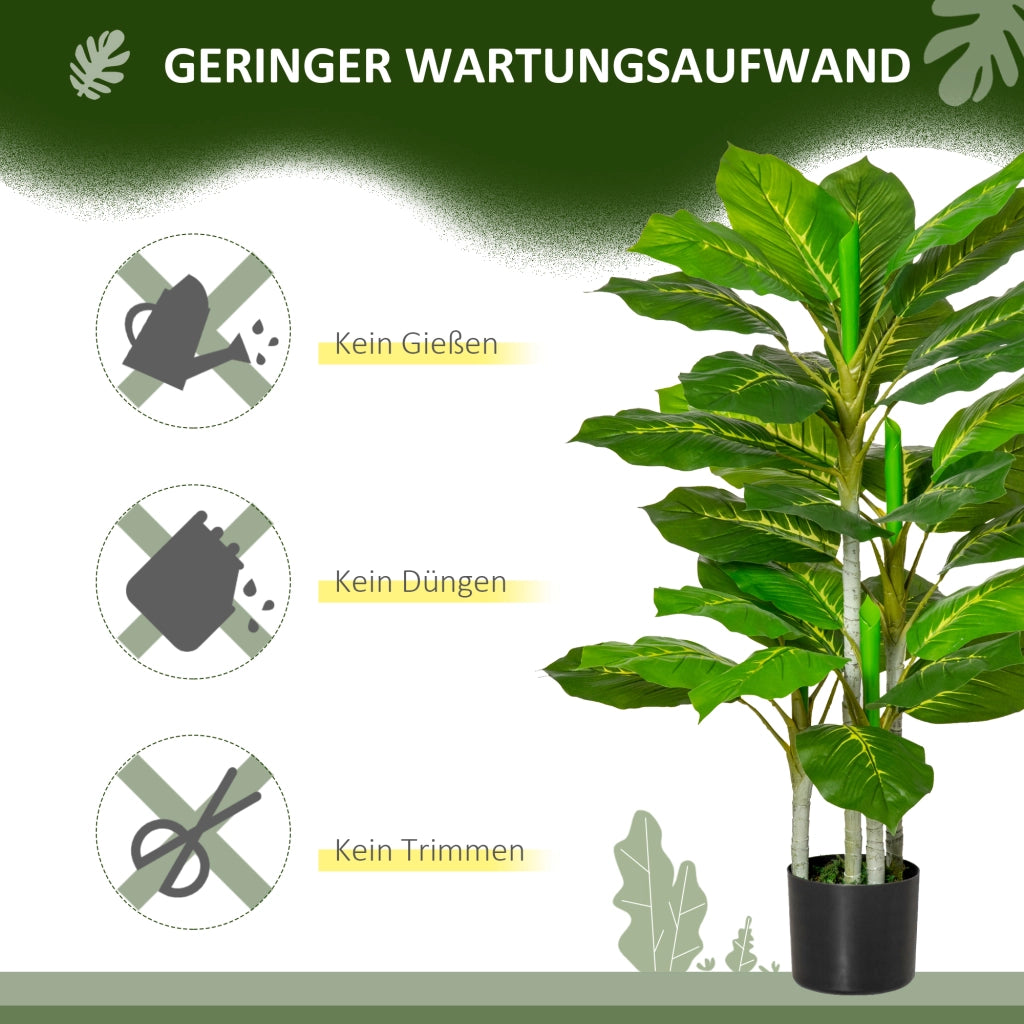 Albero Finto 95 cm ¨C Minimal ¨C Pianta Artificiale con Vaso