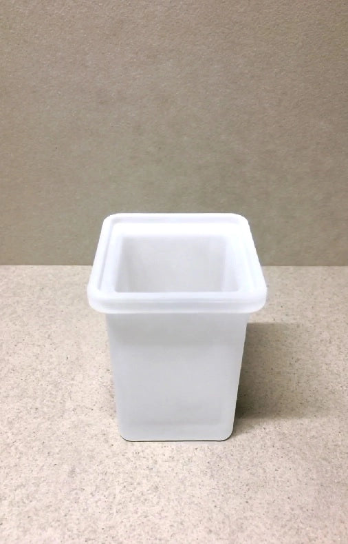 Bicchiere In Vetro Satinato Base 67X67 Mm. - Capannoli