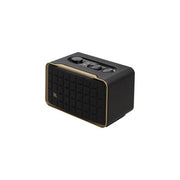 Jbl authentics 200 smart home speaker, altoparlante bluetooth dal design retrò anni '70 con griglia quadrex, nero - JBLAUTH200BLKEP