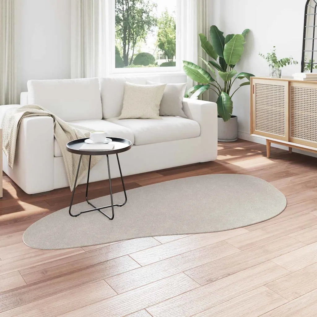 Tappeti per area HUARTE Sabbia 100 x 200 cm Poliestere 4103776