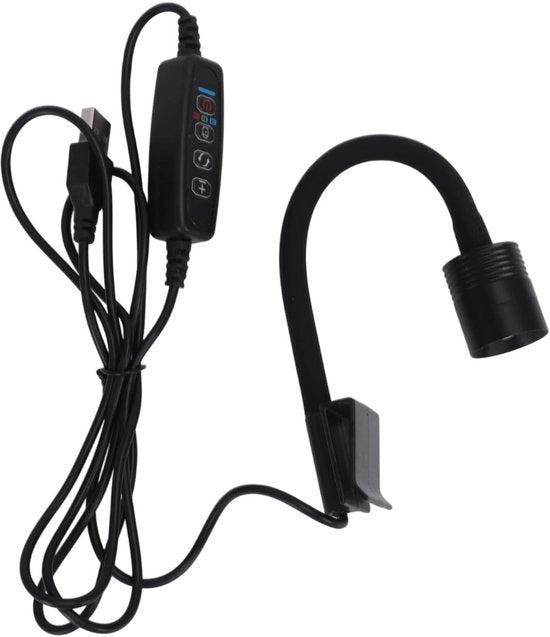 Spot Led per Acquario a 3 Colori con Morsetto Regolabile