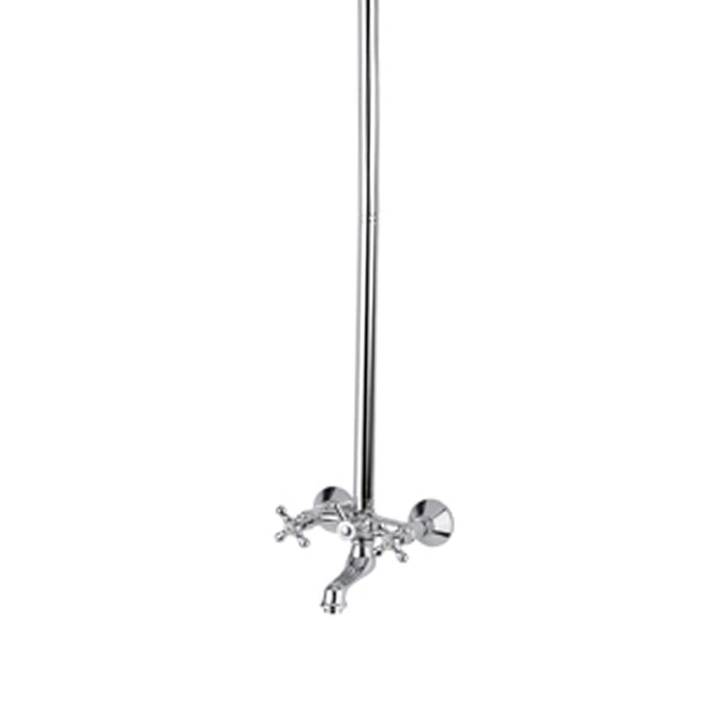 Rubinetto vasca con colonna doccia e soffione - serie liberty