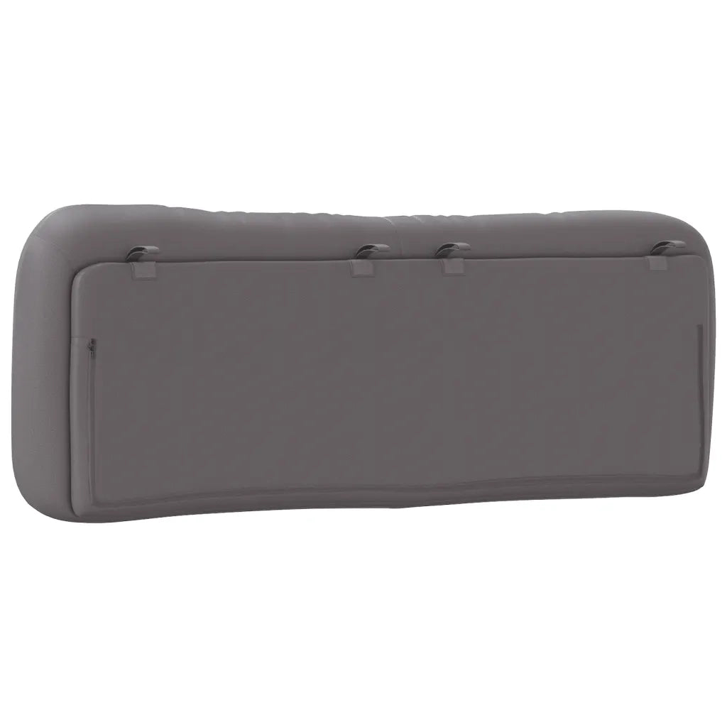 Cuscino Testiera-Cuscino per Testiera Hvar Grigio 140 cm in Similpelle