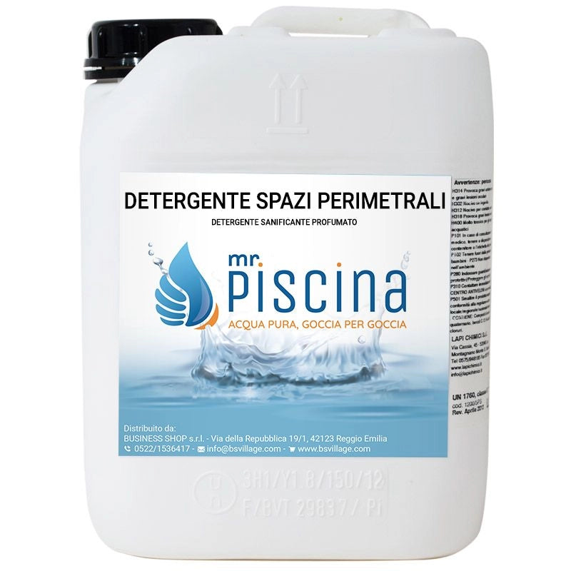 Detergente piscina SPAZI PERIMETRALI per docce, panche, pavimenti Quantità confezione: 1 pezzo