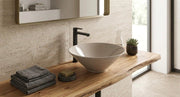 Lavabo d'appoggio da design in ceramica Sabbia