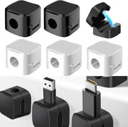 Clip per cavo magnetica - 10 pezzi - per gestione di cavi