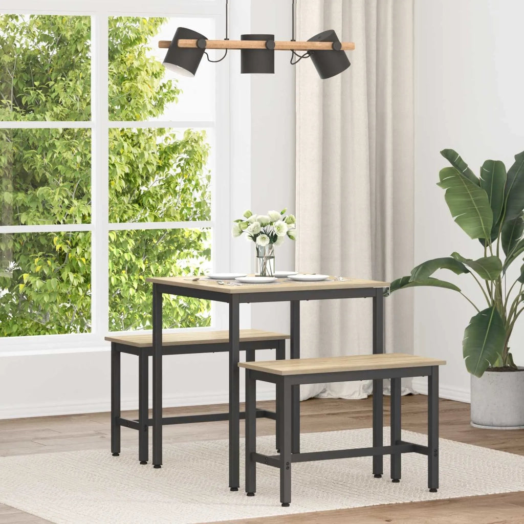 Tavoli da pranzo 70 x 70 x 75 cm Legno ingegnerizzato Quadrato 892621