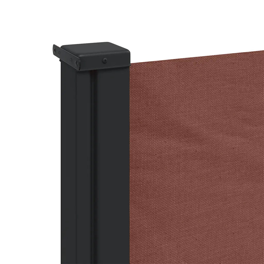 Tenda da Sole | Tenda parasole Laterale Retrattile Marrone 120x600 cm