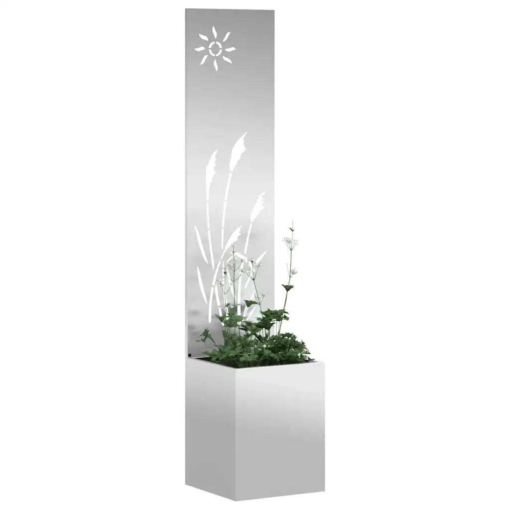 Schermo per privacy in giardino Traforo Argento 32 x 150 cm 876362