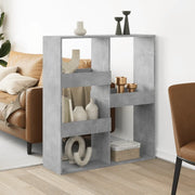Divisorio Grigio Cemento 100x33x115 cm in Truciolato 3309549