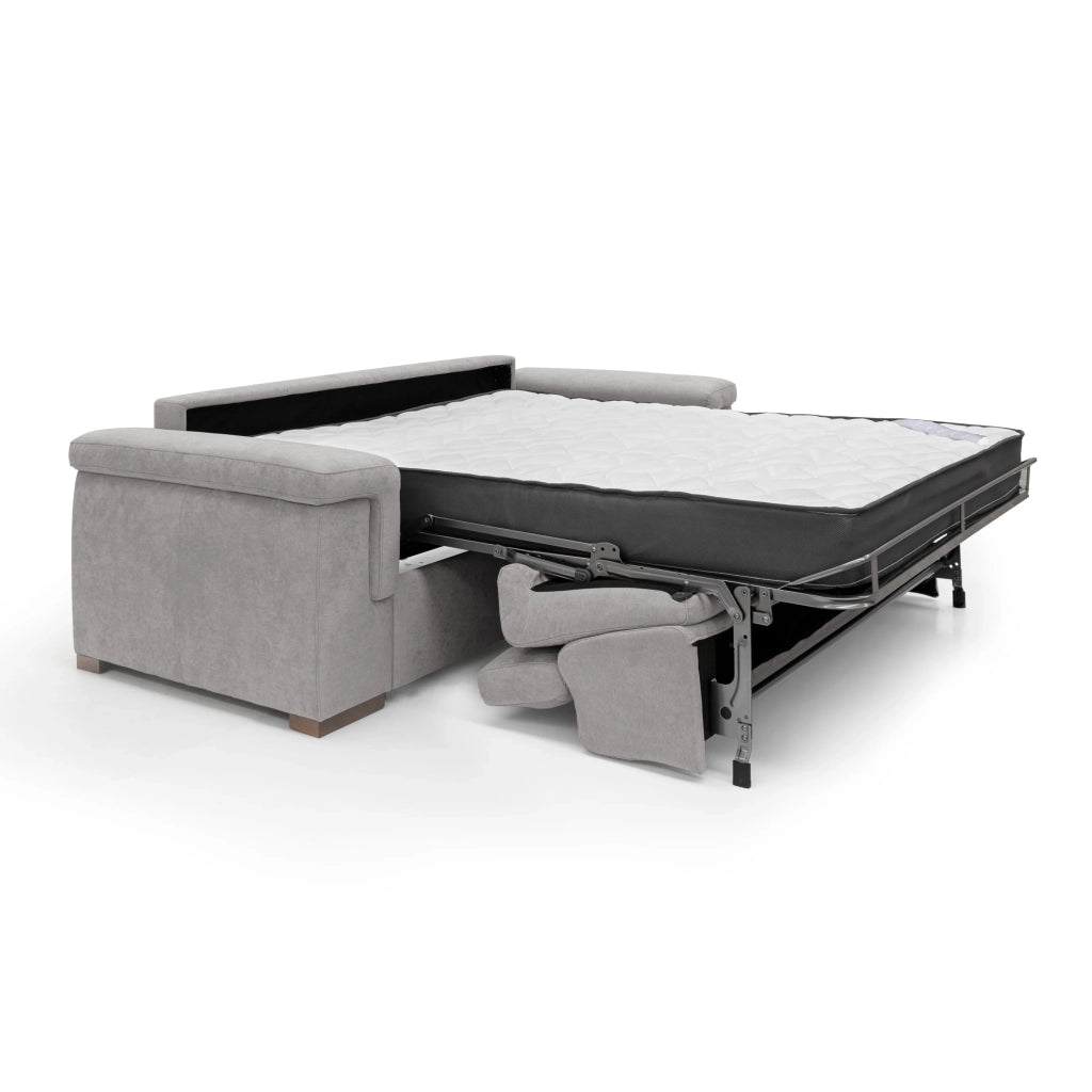 Giunone Divano letto mat. H18 240 cm (mat. 160x197 cm) grigio chiaro