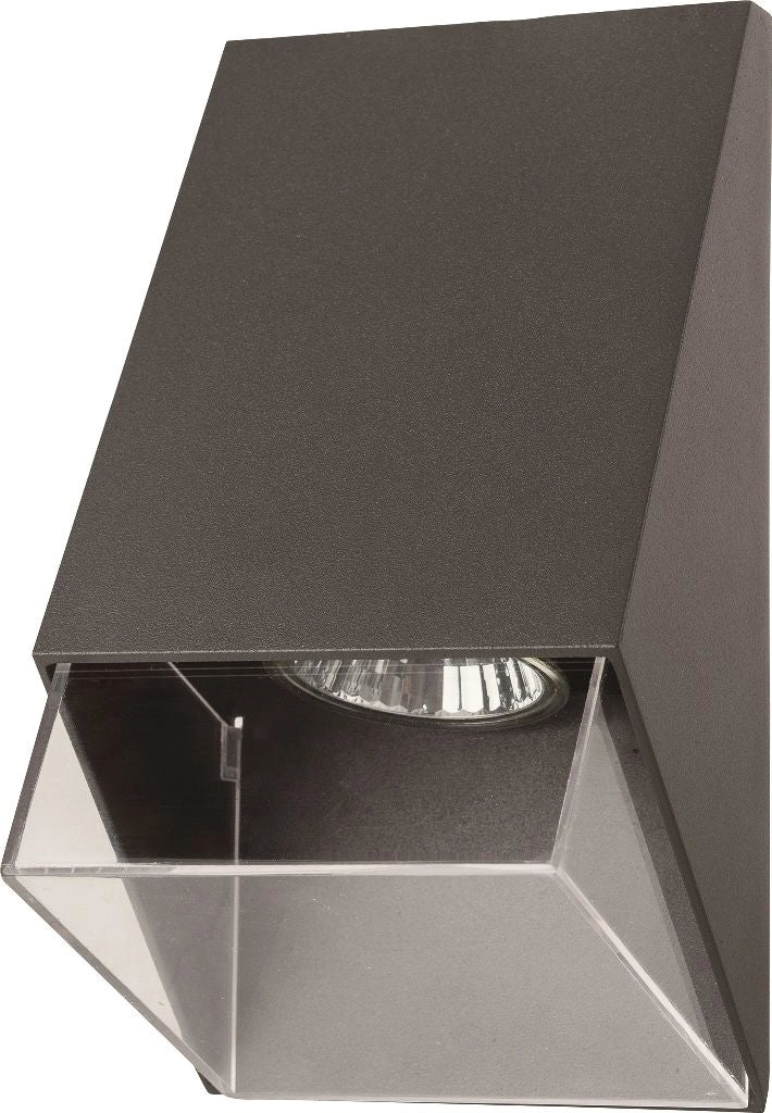 Applique esterna GU10 grigio scuro IP54 SU-MA Oli M1503