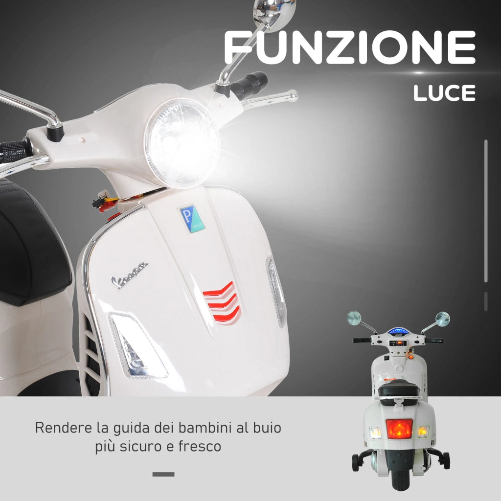 Moto Elettrica per Bambini ¨C Minimal ¨C Bianco