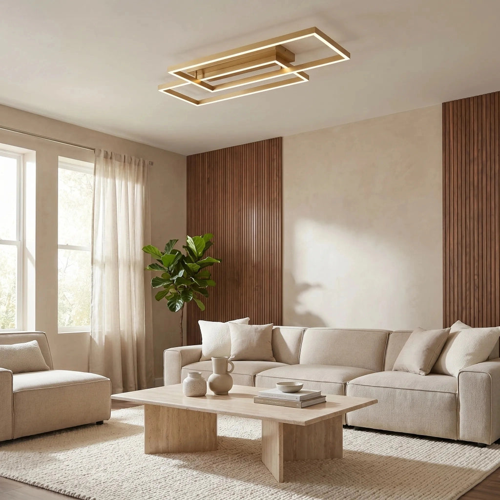 Lampada Da Soffitto Led Swe060-c Brush Gold