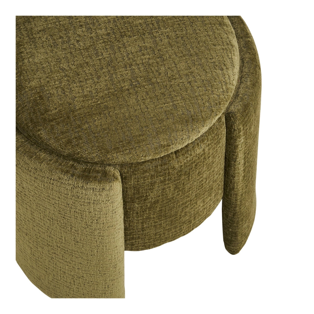 Pouf Walsdorf, Verde, Tessuto, 42x42x44 cm