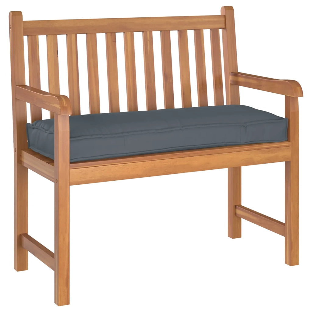 Cuscino Antracite 100 x 40 x 8 cm Tessuto Oxford 42001618