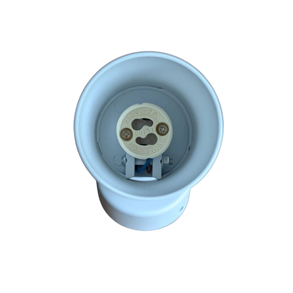 Faro Lampada Led Da Soffitto Parete GU10 Orientabile Colore Bianco