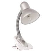 Lampada da scrivania con clip Kanlux SUZI 7150 argento