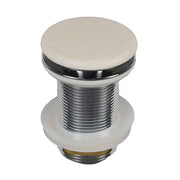 Piletta click clack sabbia con tappo bianco sabbiato