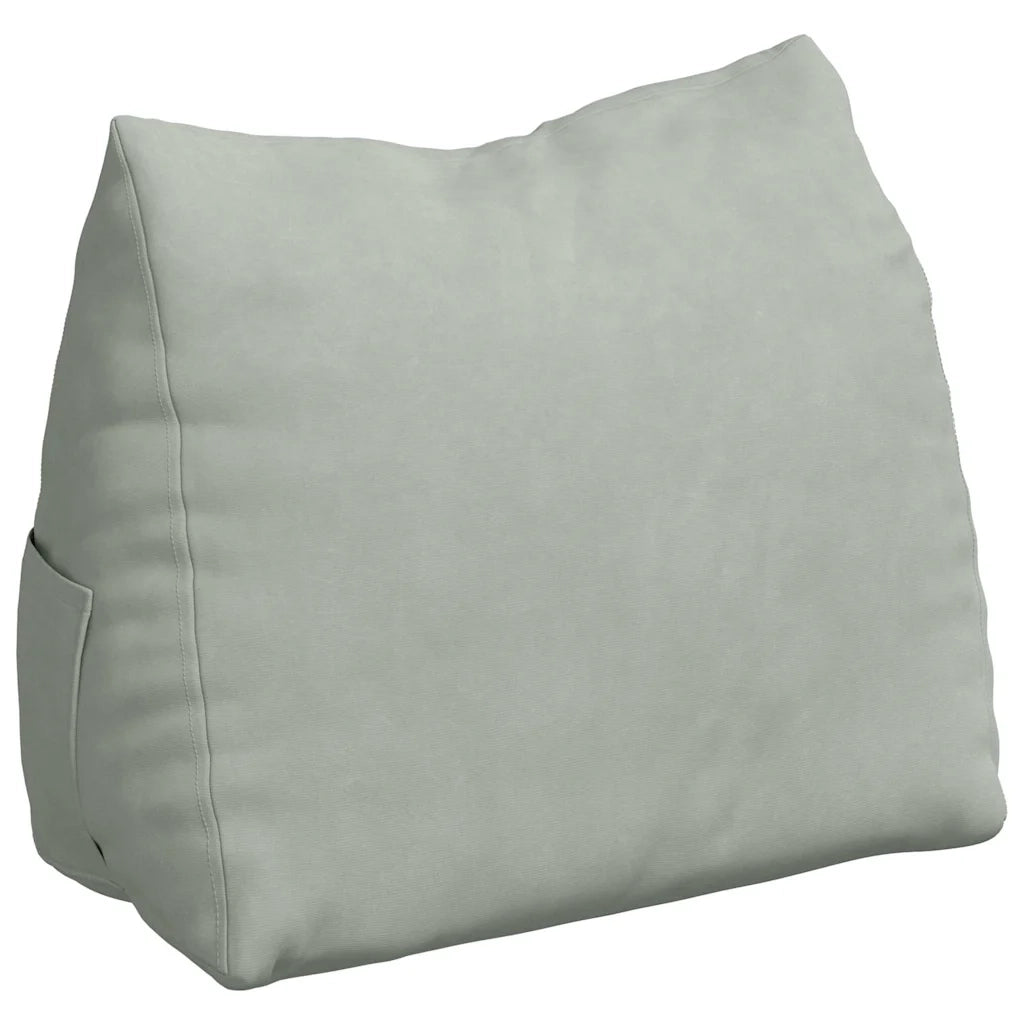 Cuscino per Schiena Grigio chiaro 45 x 20 x 35 cm 42015019