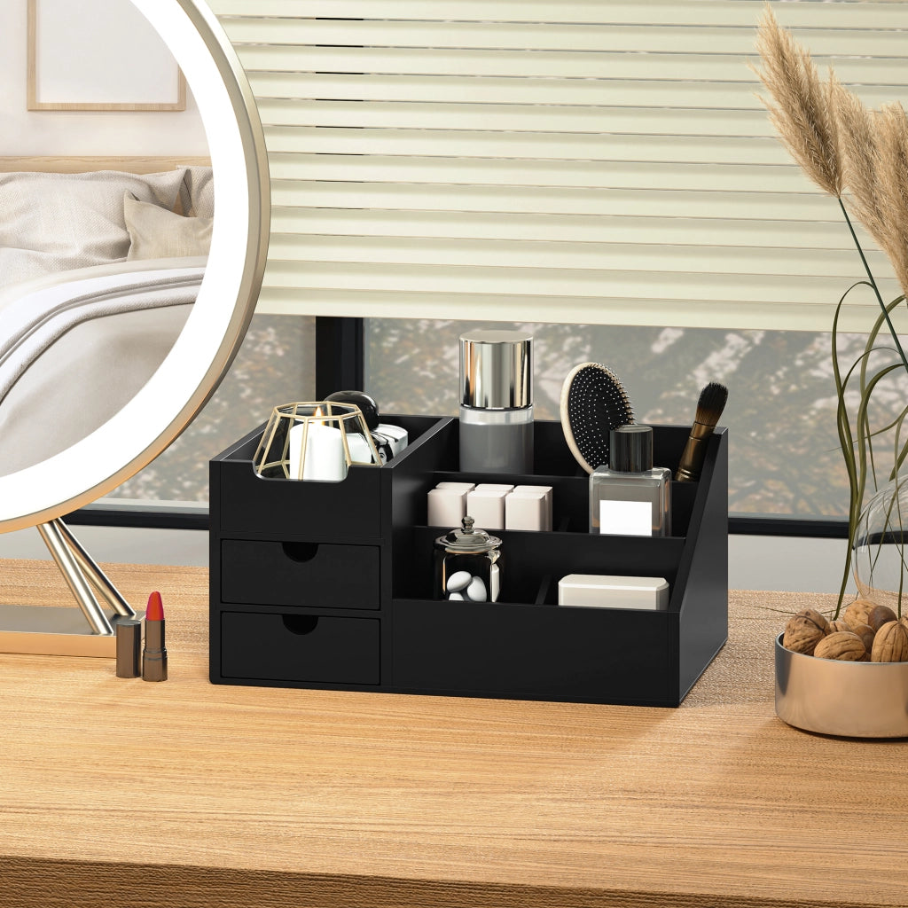 Scrivania con Cassetti ¨C Zephmum ¨C Nero Bamb¨´ 90x50x