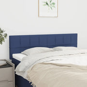 Testiera Blu 144x5x78/88 cm in Tessuto 346052