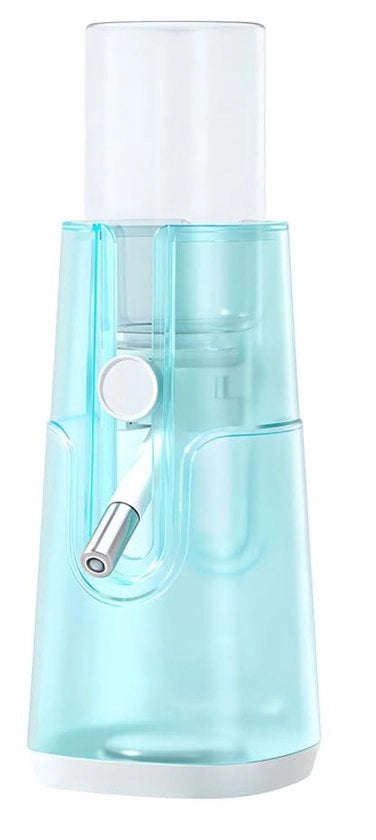 Dispensatore d'acqua per cavia da 120 ml - senza gocciolamento - base antiscivolo - acciaio inossidabile - resistente ai morsi - facile da pulire - fless di animali