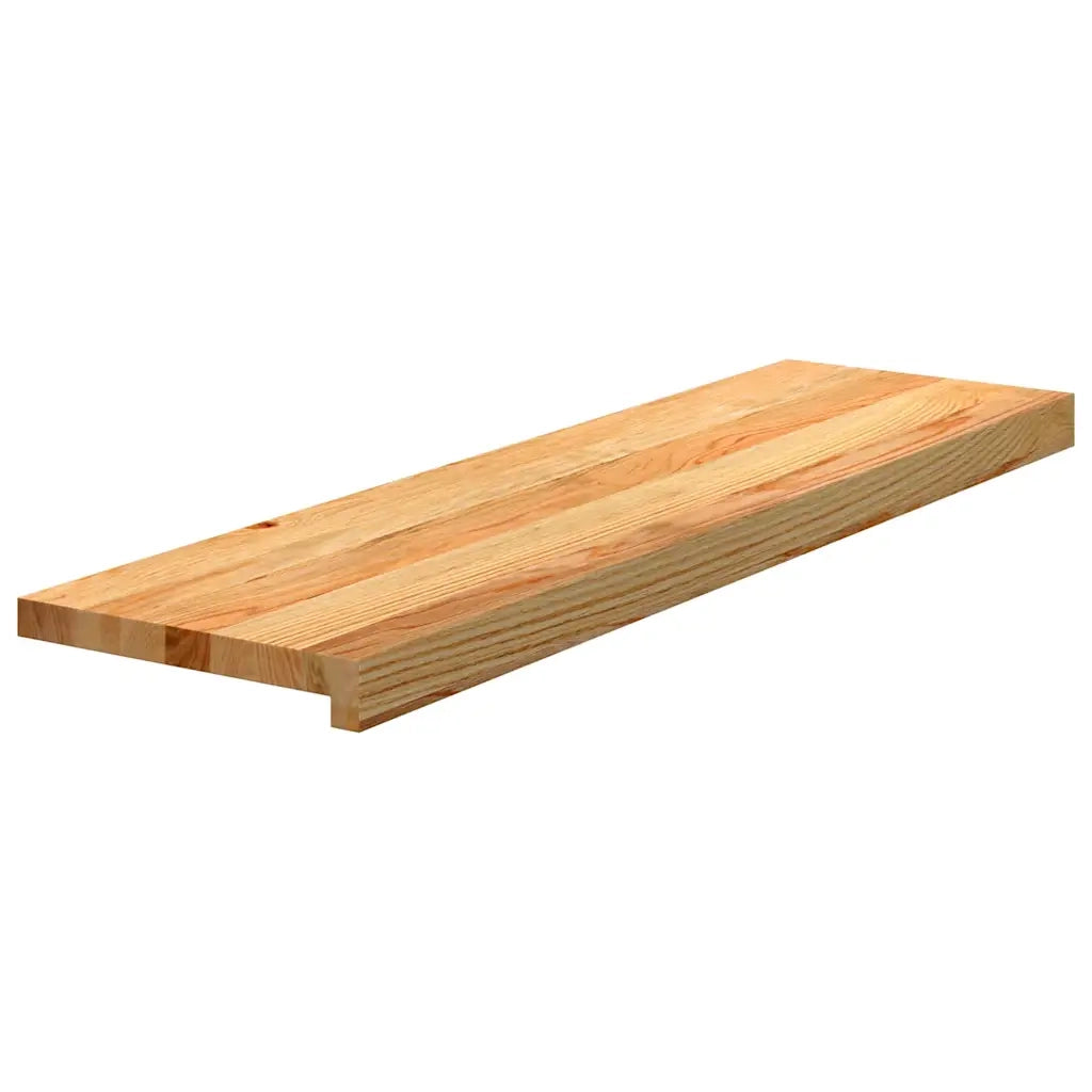 vidaXL Gradini 12 pz Marrone Chiaro 90x25x2 cm Legno Massello Rovere
