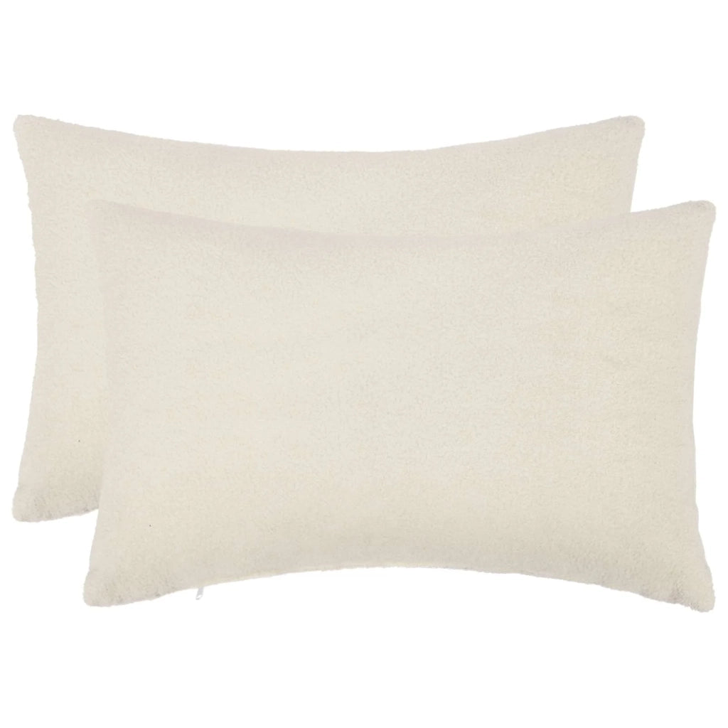 Federa 2 pcs HEERLEN Crema 50 x 70 cm Bouclé 911339