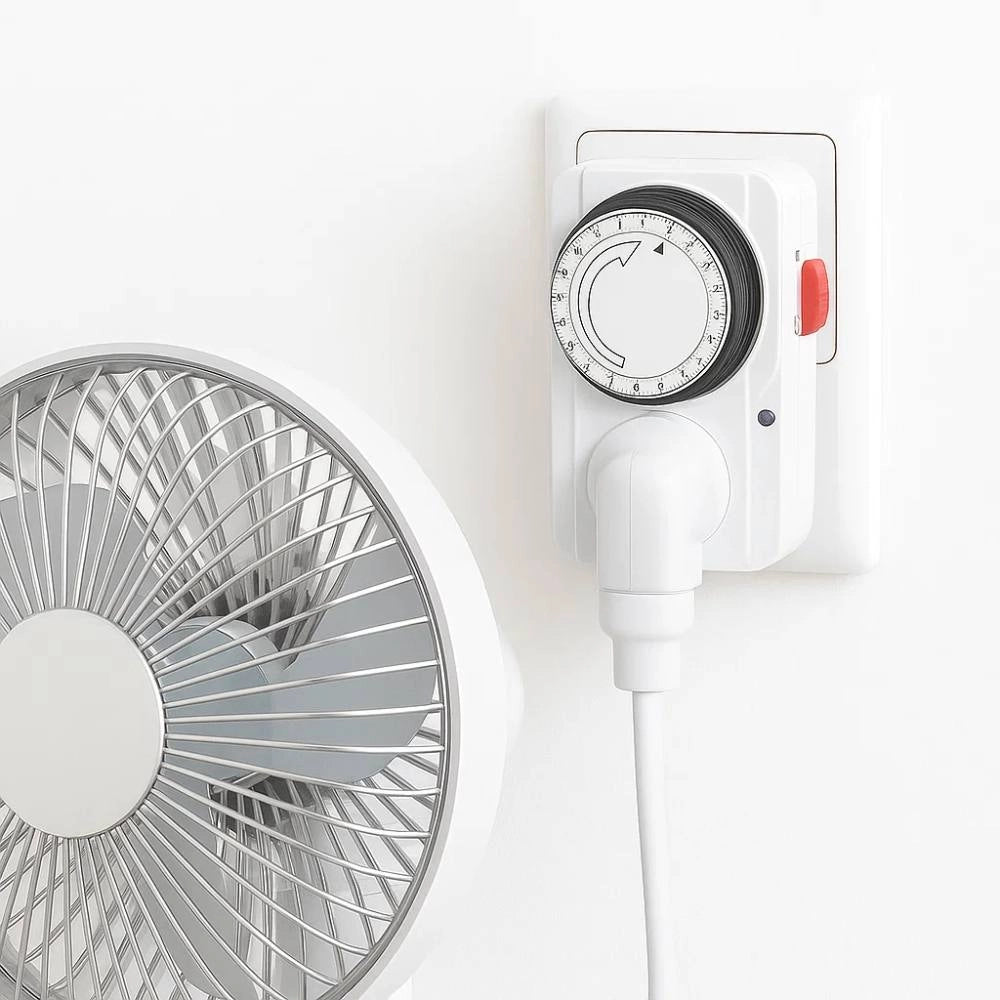 Ecova 20808 timer meccanico giornaliero programmabile con presa bipasso 16a