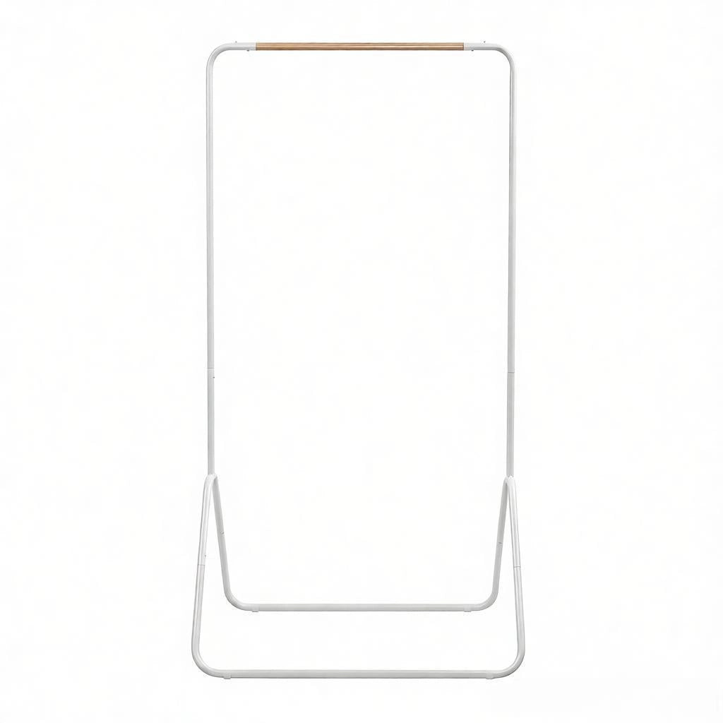 APPENDIABITI Multifunzionale 80x45x145 cm Bianco Metallo