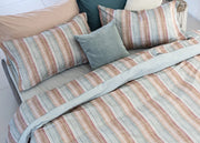 Copripiumino Doubleface In 100% Cotone Modello Les Uniques Dis. 2512 - Singolo - Multicolor 113