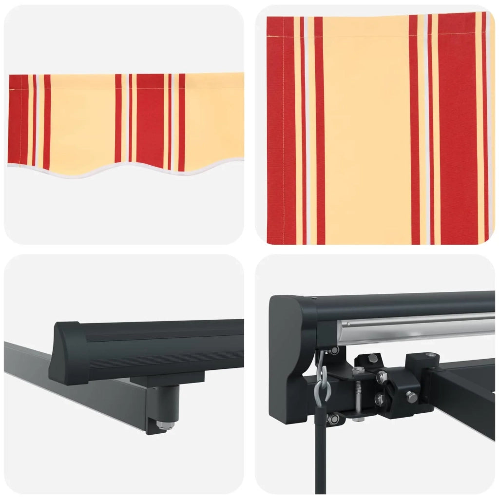 Cornice per Tenda Manuale con LED 4,5 × 3,5 m 3420903
