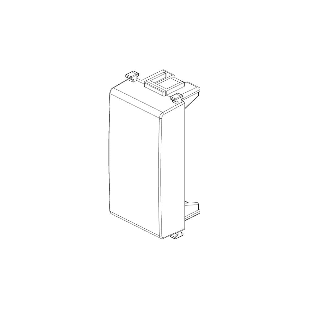 Vimar copriforo bianco 1p tasto falso - 2pz