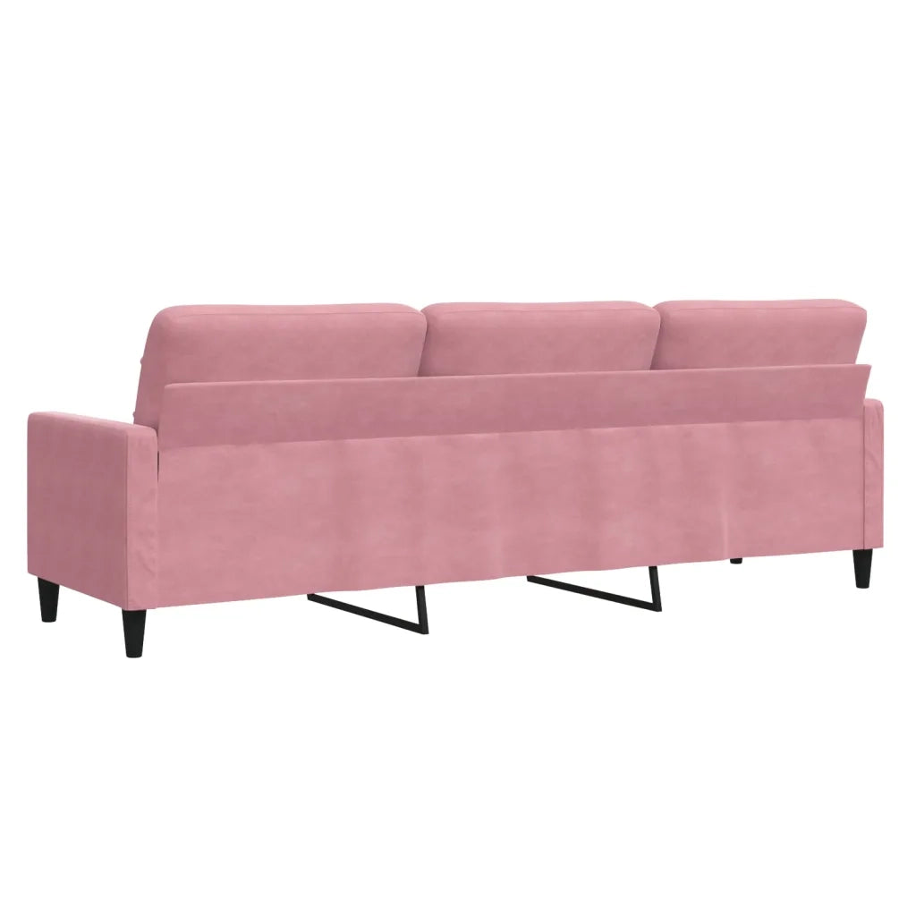 Divano | Divano da soggiorno | Sofa a 3 Posti rosa 210 cm in Velluto