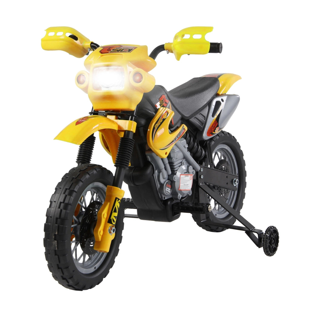 Moto Elettrica per Bambini Cross ¨C Minimal ¨C Giallo e Nero 25KG