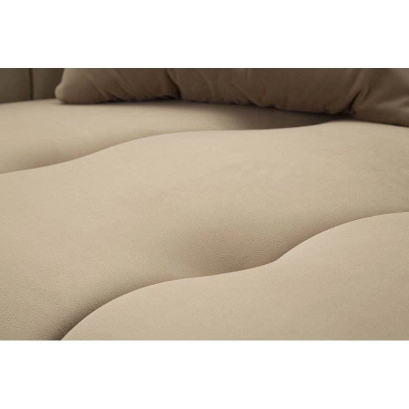 Divano Alma Grigio Con Cuscini cm 155x81x71