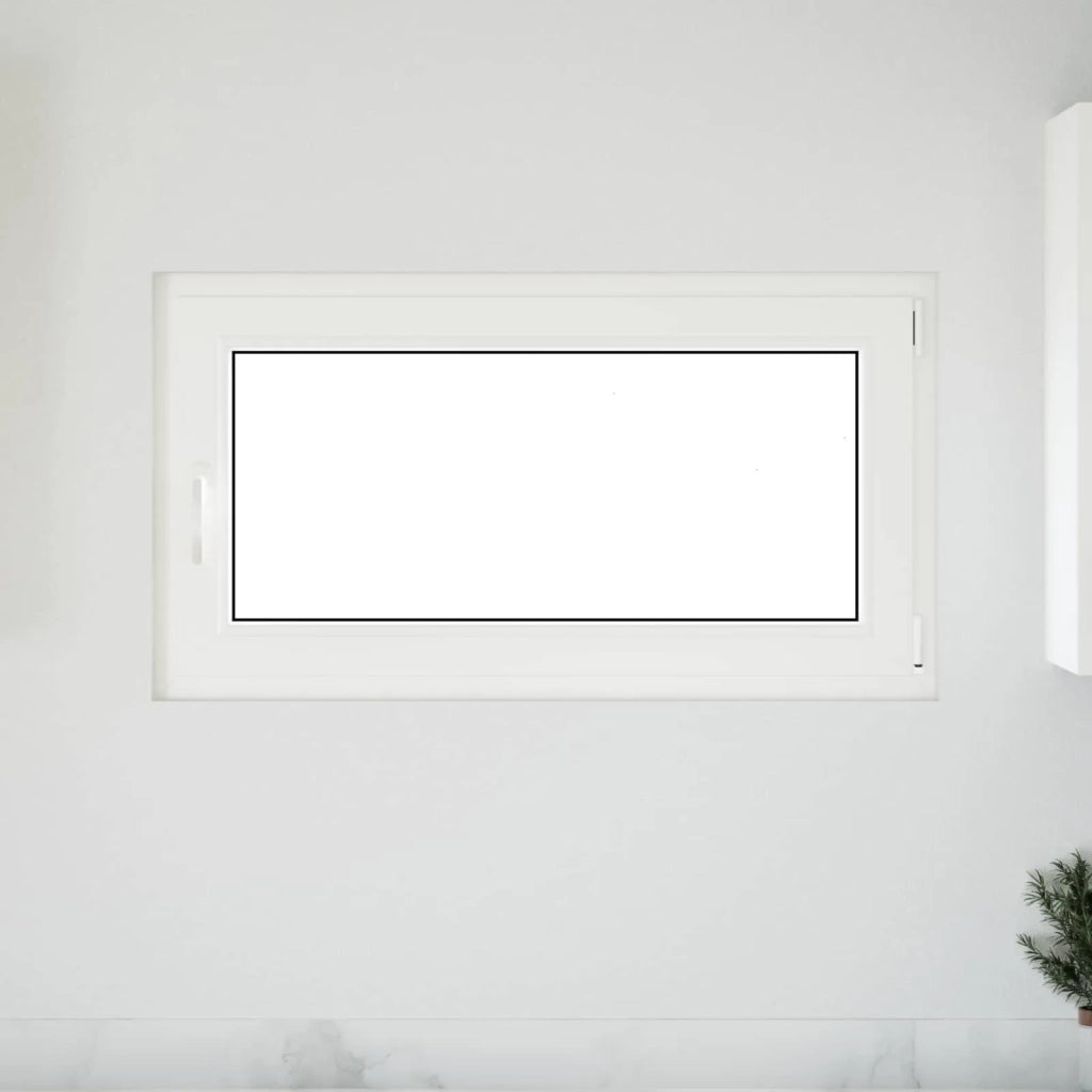 Finestra per Soffitta RISOR 110 x 60 cm PVC e Vetro Bianco CFW6597166