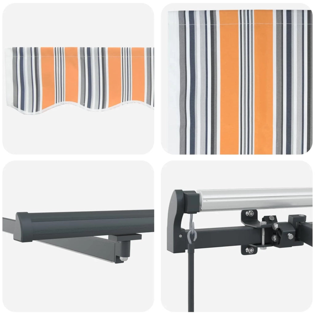 Tenda Retrattile Multicolore 450 ×300 cm Tessuto 3330932