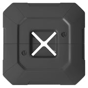 Base per Ombrellone 2 Pezzi Impermeabile ¨C Xylo ¨C Nero Acciaio