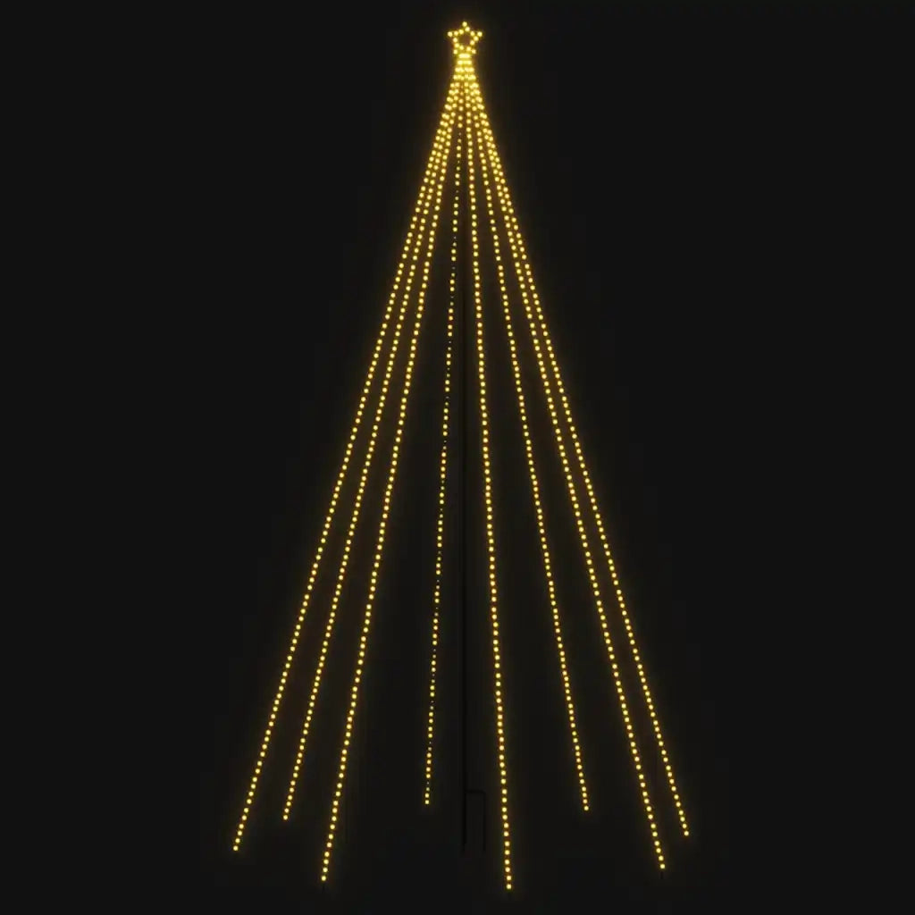 Albero di Natale Cascata Luci LED Interni Esterni 400 LED 2,5 m cod mxl 26055