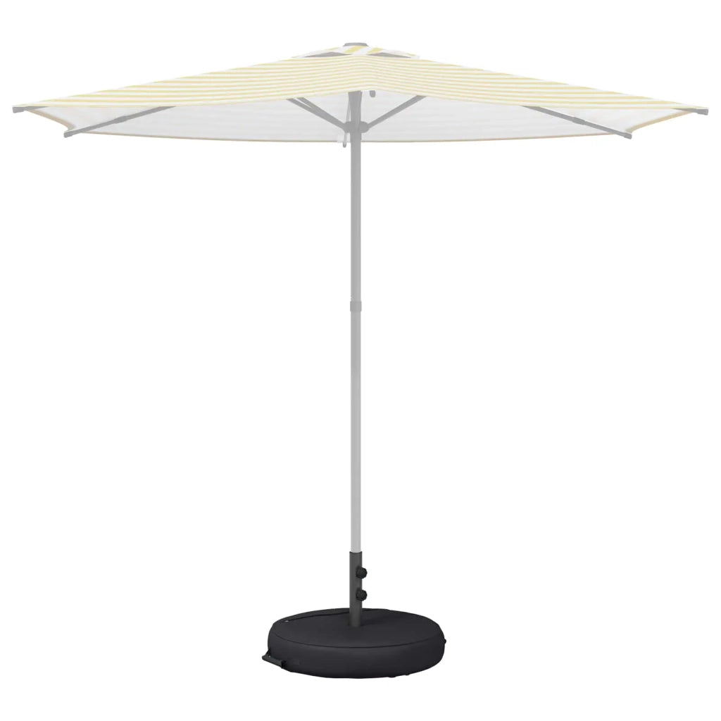 Base per Ombrello da Patio-Supporto per ombrellone 60 x 60 cm Acciaio Nero