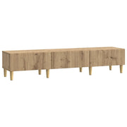 Mobile TV con cassetto-Credenza per TV Rovere Artigianale 147 x 34,5 x 30 cm 551941