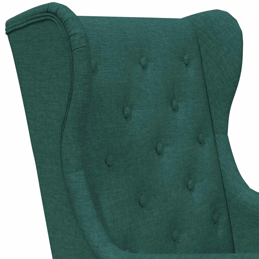 Poltrona Verde Scuro Tessuto 42029922